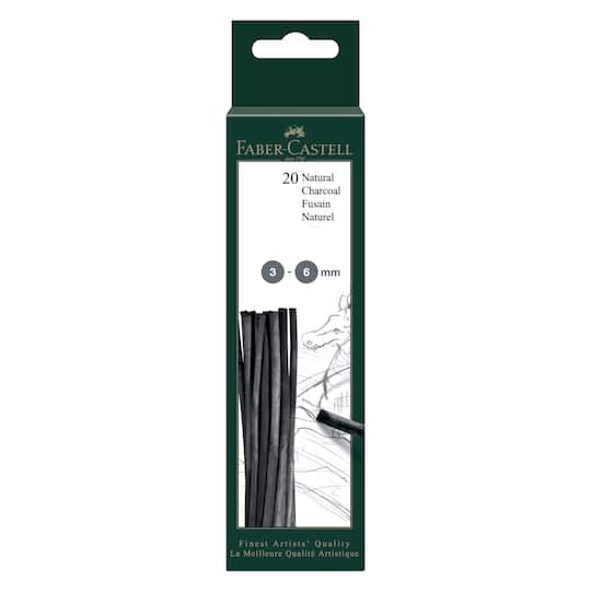 Faber-Castell® Natural Charcoal Sticks, 20ct.